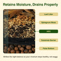 Josh's Frogs ABG Mix Bioactive Terrarium Substrate (4 Quart/1 Gallon)