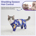 PUMYPOREITY Cat Hair Sticky Shirt – Breathable & Lightweight, Reduces Shedding Fur Pajamas, Prevents Licking Wounds Afte