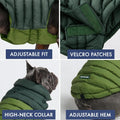 Spark Paws Dog Puffer Jacket, Winter Coat for Small Medium Large Dogs