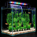 Artificial Aquarium Plants Set, Plastic Fish Tank Decorations, Fish Tank Decor for Betta Goldfish
