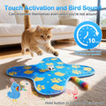 Interactive Cat Toys for Indoor Cats, Rechargeable Hide & Seek Toy