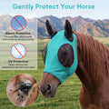 Horse Fly Mask with Ears, Breathable Horses Face Masks for Barn, Turnout