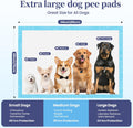 SCLOSE XL Dog Pee Pads 100 Count, 34"x28" Disposable Puppy Training Pads