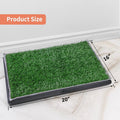 Grass Pad with Tray 20"x16", Dog Litter Box for Puppy Training