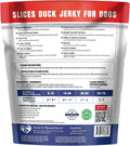 Dog Treats Duck Jerky 1.5 LB – Dog Food & High Protein Chews for Large, Medium & Small Breeds – Natural Healthy Training