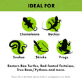 Zilla Reptile Terrarium Bedding, Reptile Substrate, Bark Blend, 8 Quart