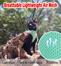 Cat Harness and Leash Set, Escape Proof Adjustable Soft Mesh Vest
