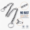 Freezx Chain Choke Collar for Medium Dogs,Slip Metal Training Chains