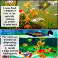 SunGrow 2 Betta Feeding Ring, Prevent Water Turbulence from Washing Food into Filter, Practical Round Floating Food, Sui