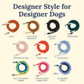 The Lucy & Co. Blueberry Twist Ombre Blue Hands-Free 6-in-1 Rope Leash