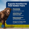 Blue Buffalo Life Protection Formula Chicken & Brown Rice Senior Dry Dog Food, Supports Immunity with Antioxidant-Rich LifeSource Bits, Promotes Healthy Muscle Development, Skin & Coat Health, 5 lbs.