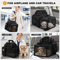 pidipiti 18x12x11 top Expandable pet Carrier for Allegiant Frontier Airline