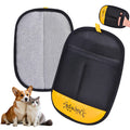 Quewpk Pet Hair Removal Glove - Reusable Electrostatic Fur Remover for Dogs & Cats | Lint & Hair Remover for Laundry, Clothing, Couch, Carpet, Car Seats