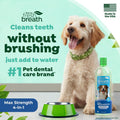 TropiClean Fresh Breath Max Strenth Water Additive, Teeth Cleaning, 33.8oz