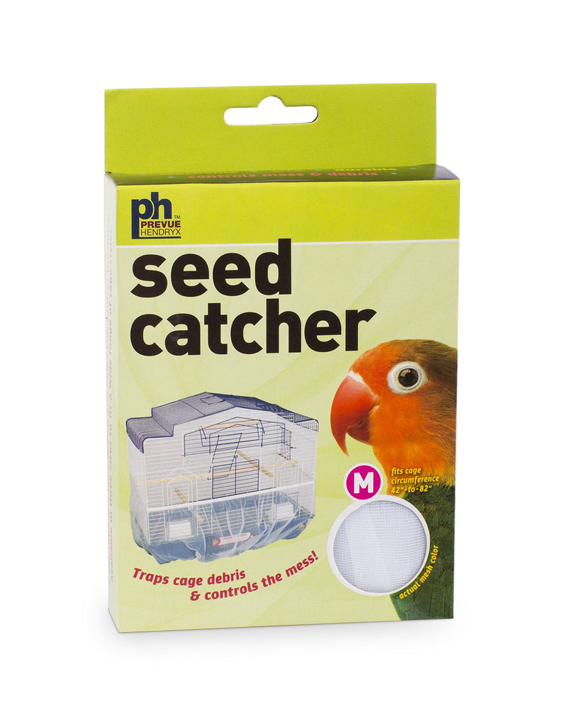 Prevue Pet Products 821W Mesh Bird Seed Catcher, White, Medium/8