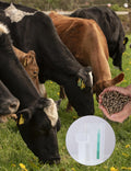 Tackmore Plastic Feed Scoop With Clearly Labeled Indicators Feed Scoop Allow for Accurate Measurement Grains, Pellets, S