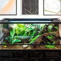 REPTI ZOO Switchable UVB Light for Reptiles, 39W T5 UVB Light Combo Kit for Tropical & Desert Reptile, 34" Terrarium Hoo