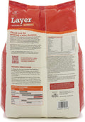 Manna Pro Layer Crumbles Chicken Feed, 16% Protein, Digestive Aid, 8 lb Bag