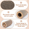 Dansydaisy 2 Pack Hamster Tunnel, Corrugated Cardboard Tubes for Small Pets