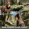 rabbitgoo Tactical Dog Harness for Large Dogs, No Pull Service Pet Vest