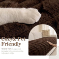 MYSKY HOME Waterproof Couch Covers for Dogs Washable, Chocolate, 35"x71"