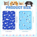 2Pcs Dog Stroller Cooling Mat for Pet Stroller Outdoor Pet Cooling Mat Waterproof Cooling Pad for Small Cat Puppy