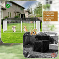 Black Dog Playpen Cover Net with Metal Fixing Buckle 6.7 * 6.7FT Prevent Small Dogs from Jumping Out of the Playpen (Cov
