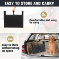 Dog Stairs for Car - Foldable Dog Ramps for Large Dogs with Non Slip Surface, Portable Dog Steps for Cars and SUV, Truck, Support Up to 200 Lbs