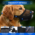 Evollax Dog Muzzle for Large Dogs – Breathable Air Mesh Muzzle for Large Sized Dog | Adjustable Mussels for Dogs Groomin