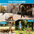 XiaZ Double Dog Leash for Two Dogs Perfect for Small Medium Dogs, 3/8”Blue