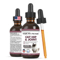 NODENS Cat Hip and Joint Liquid Glucosamine for Cats with Chondroitin – All Natural Cat Joint Supplement for Senior Cats Pain Relief Anti-inflammatory for Improved Joint Flexibility & Mobility 2oz