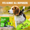 Pet N Pet Dog Poop Bags Rolls, 270 Count, 41% Plant Based, Unscented, Green