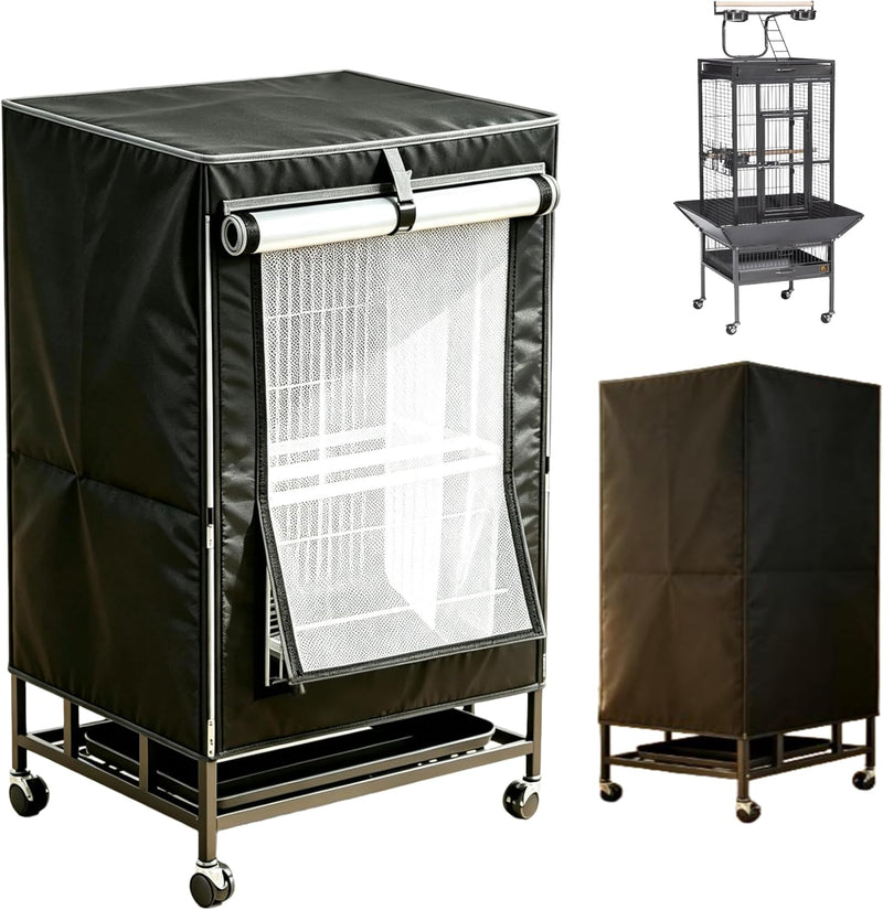 Bird Cage Cover - 600D Bird Covers for cage Heavy Duty & Waterproof,Bird Cage Covers for Night, Bird cage Covers and See
