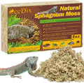 ZeeDix 6 OZ Long Fiber Sphagnum Moss for Reptiles, 8 QT Terrarium Moss