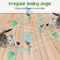 Interactive Cat Toys Ball,Automatic Moving Ball Toy,Rechargeable