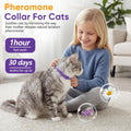 Cat Calming Collars for Cats 6 Pack, Long-Lasting Pheromone Support for Anxiety & Stress, Secure Anti-Slip Adjustable 15