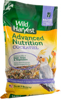 Wild Harvest Advanced Nutrition Bird Food for Cockatiel, 8 lbs