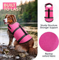 AMZNOVA Dog Swim Vest Rip Stop Dog Life Vest Lifejacket