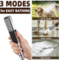 YDmeet High Pressure Dog Shower Attachment with Outdoor Adapter(Chrome)