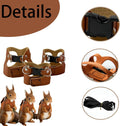 3 Pack Rat Harness and Leash Set, Adjustable Small Pet Vests