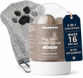 4-in-1 Waterless Dog Shampoo and Conditioner Concentrate with Mitt, Makes 16 Bottles of Dry Shampoo for Dogs, Cleanses, 