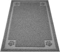 UPSKY Large Cat Litter Mat Trapper 35"×23" Traps Litters from Box and Paws Scatter Control for Folding Trapping Mat Soft for Floor on Sensitive Kitty Paws Easy to Clean