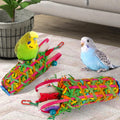 Kyouki Parakeets Toys, 2 PCS Bird Chewing Toys – Perfect for Cockatoos, Conures, Love Birds, Small & Medium Parrots, Fun Foraging & Tearing Bird Cage Accessories (Seeking Food Basket)
