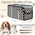 Console Dog Car Seat for Small Dogs, Foldable Booster Seat