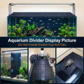 10 Pcs Aquarium Divider Grid Egg Crate with 60 Brackets,Fish Tank Plastic