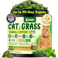 Cat Grass Treats Chews, Cat Treats for Indoor Cats 500 Ct, Hairball Control