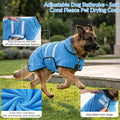 Dog Bathrobe, Super Absorbent for Small to Large Dogs, Light Blue L
