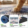 Hompet Cat Litter Mat 2 Pack, 24x36 Large Machine Washable Trapping Mats for Cats, Super Absorbent & Urine-Proof Cat Lit