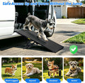 Dog Ramp for Car SUV, Adjustable Pet Ramp with Multiple Height Settings, Folding Portable Dog Ramp for Small Large Dogs,
