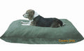 Dogbed4less DIY Pet Bed Pillow Denim Cover + Waterproof Internal case for Dog/Cat at Medium 36"X29" Olive Green Color - Covers only